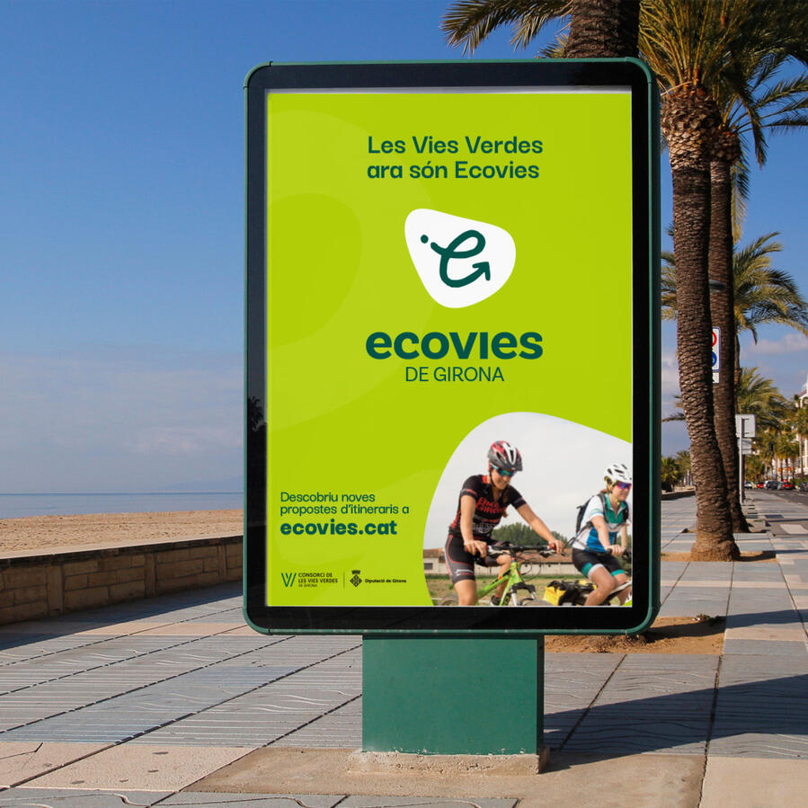 Mupi Ecovies de Girona