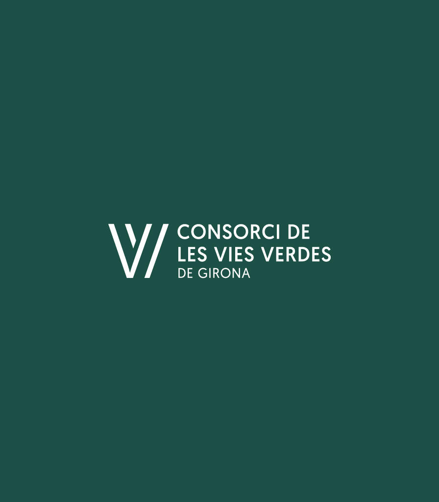 Logo Consorci Vies Verdes Nou logotip del Consorci de les Vies Verdes de Girona